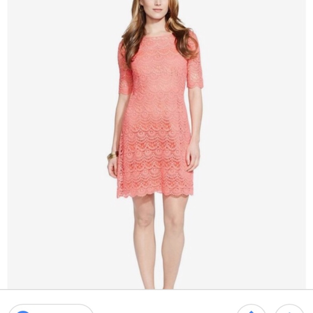 CLOSING SHOP SALE! Ralph Lauren pink lace dress